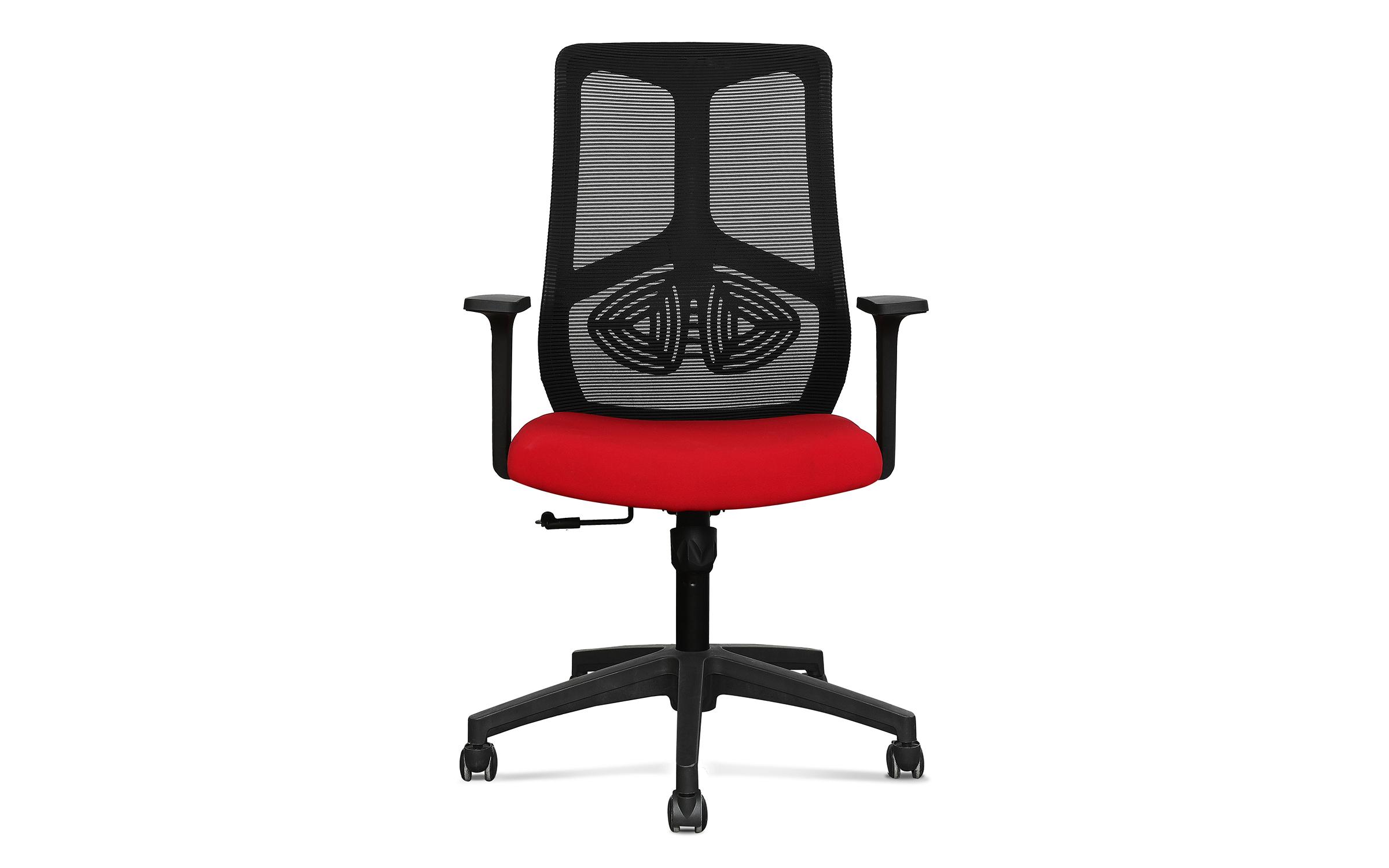 Irodai szék Miler, fekete + piros  3
